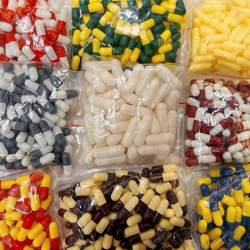 Renkli HPMC TiO2- Ücretsiz Kapsüller